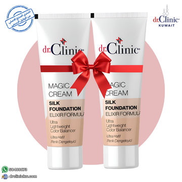 Dr. Clinic Magic Silk Foundation – 1 + 1 Offer (30 ml × 2)
