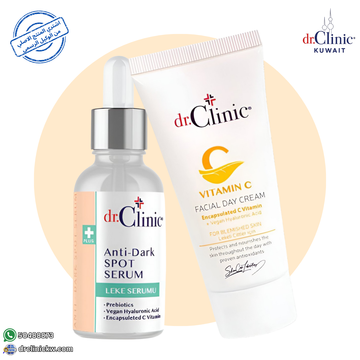 Dr. Clinic Skin Brightening & Tone Unification Package (Serum + Day Cream)