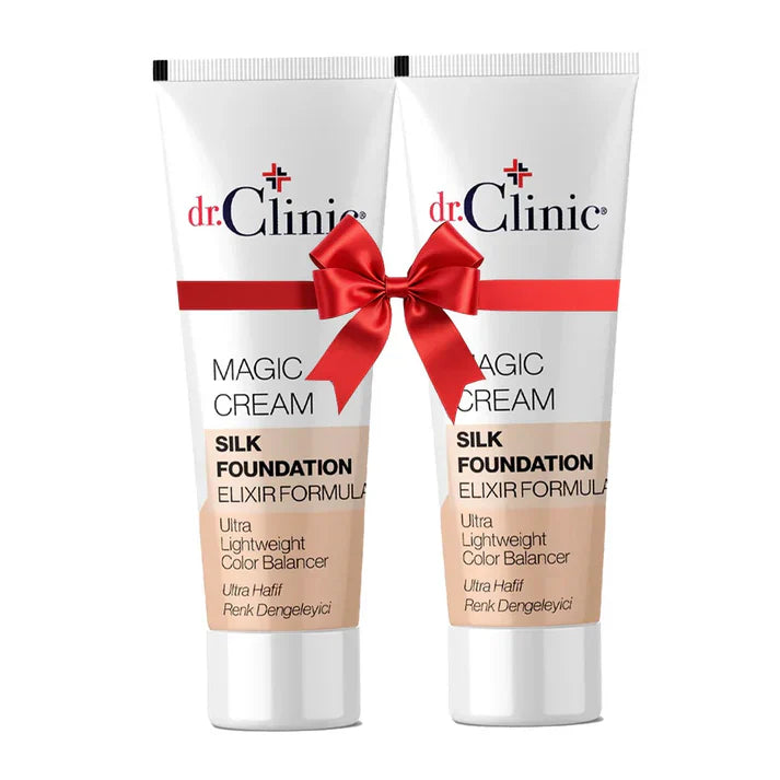 Dr. Clinic Magic Silk Foundation – 1 + 1 Offer (30 ml × 2)
