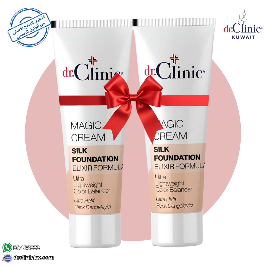 Dr. Clinic Magic Silk Foundation – 1 + 1 Offer (30 ml × 2)