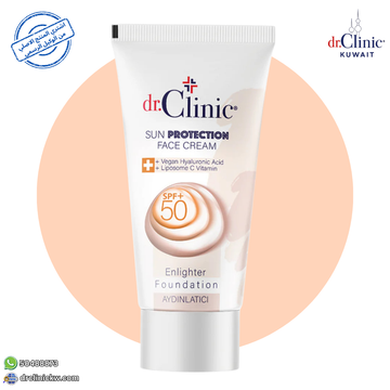 Dr. Clinic Sun Protection Face Enlighter Foundation SPF 50+ Protect & Glow 50ml