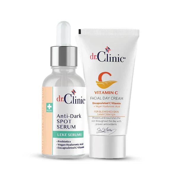Dr. Clinic Skin Brightening & Tone Unification Package (Serum + Day Cream)