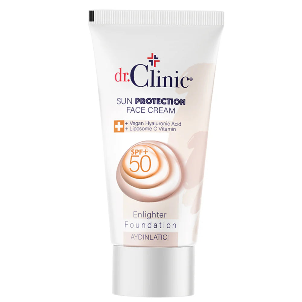 Dr. Clinic Sun Protection Face Enlighter Foundation SPF 50+ Protect & Glow 50ml