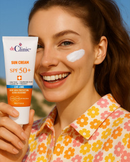 Dr. Clinic Sunscreen Cream SPF 50+ (50 ml × 2)